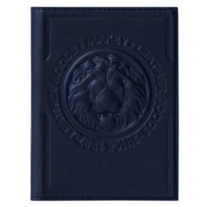 Макей Обложка на паспорт «Royal»Цвет синий