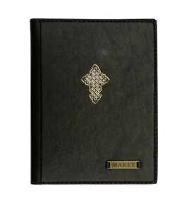 Макей Обложка для паспорта «Крест». Цвет коричневый