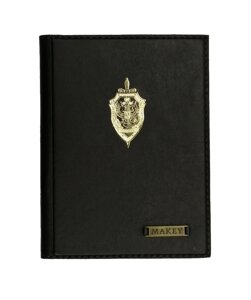 Макей Обложка для паспорта «ФСБ золото». Цвет коричневый