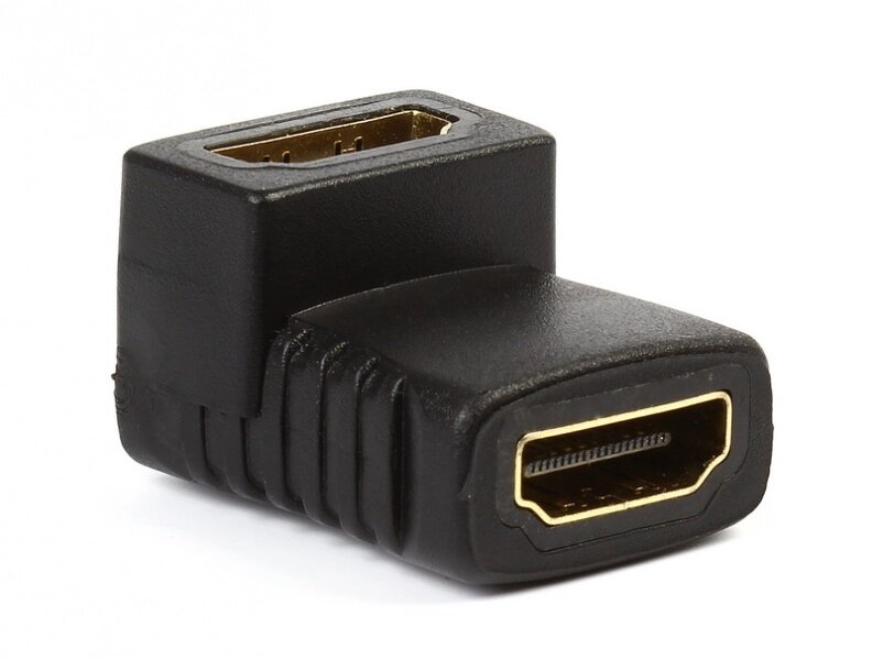 Адаптер Smartbuy HDMI F-F, угловой разъем (A112)/1000 от компании Медиамир - фото 1