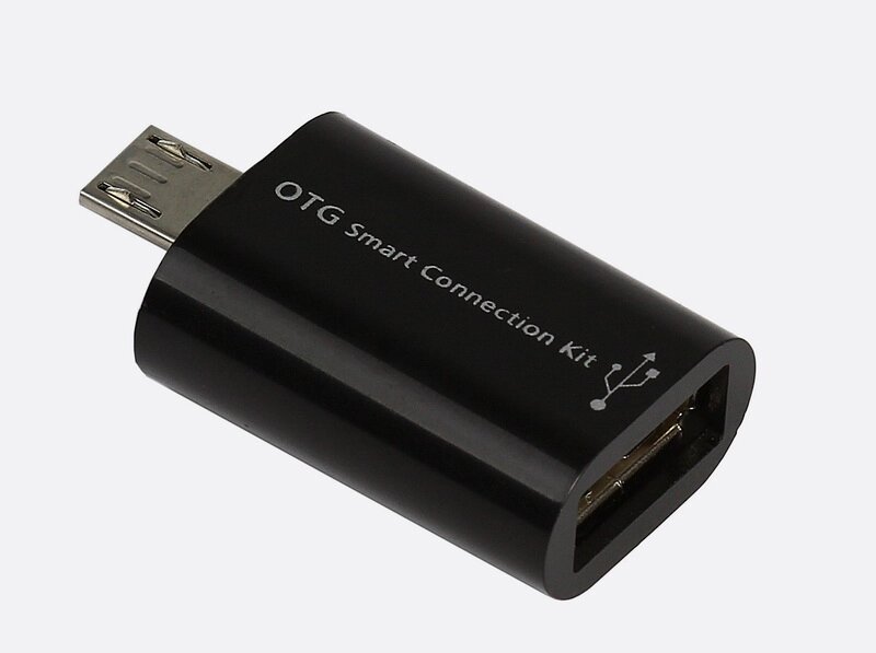 Адаптер Smartbuy OTG USB in - MicroUSB out, черный (SBR-OTG-K) ##от компании## Медиамир - ##фото## 1