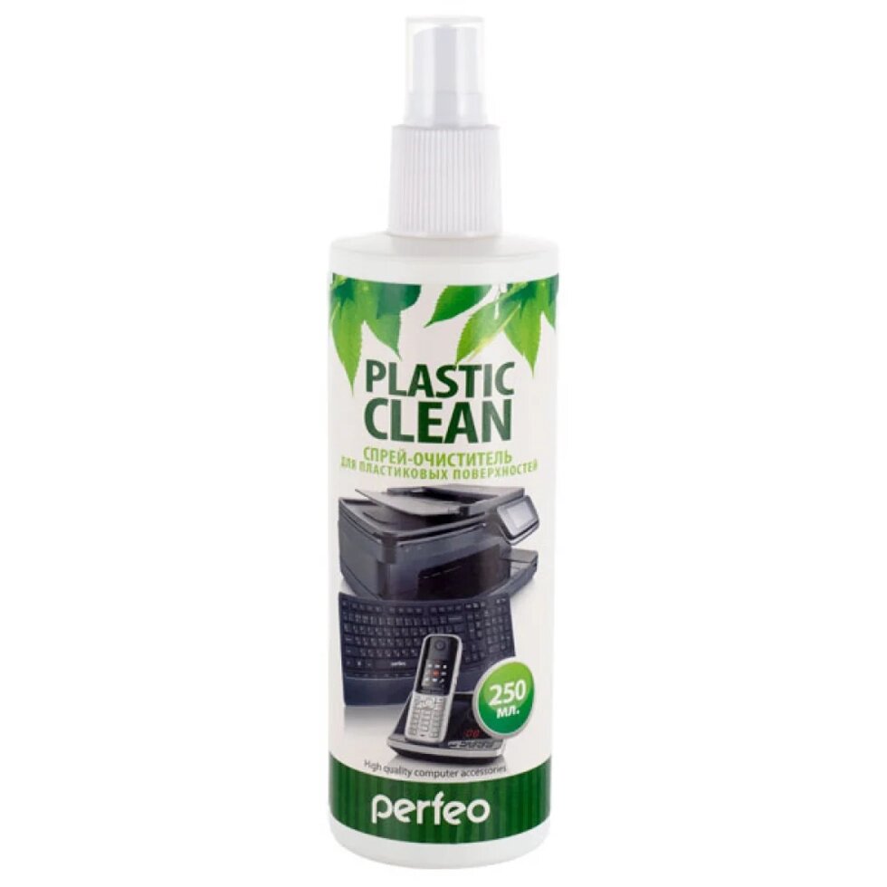 Чистящие средства Perfeo спрей "Plastic Clean" для пластиковых поверхностей, 250 мл. ##от компании## Медиамир - ##фото## 1