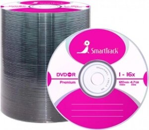 Диск Smart Track  DVD-R 4.7 Gb 16х (уп. 100 шт.) /600/ от компании Медиамир - фото 1