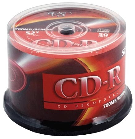 Диск VS  CD-R 700Mb 52х (уп. 50шт. в пласт. кор.) /250/ от компании Медиамир - фото 1