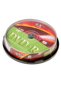 Диск VS DVD+R 4.7 Gb 16х (уп. 10 шт. в пл. кор. 200/