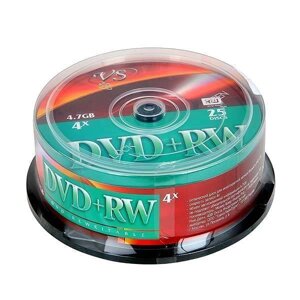 Диск VS DVD+RW 4.7 Gb (уп. 25 шт. в пл. кор. 250/