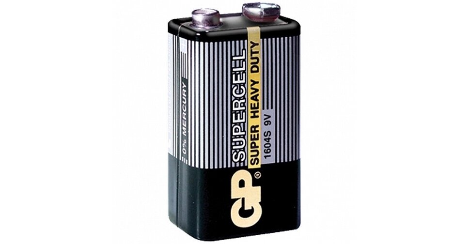 Элемент питания GP 6F22 Supercell (уп. 1) /10 от компании Медиамир - фото 1