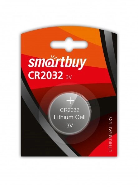 Элемент питания Smartbuy CR-2032 BL1/12/720 от компании Медиамир - фото 1