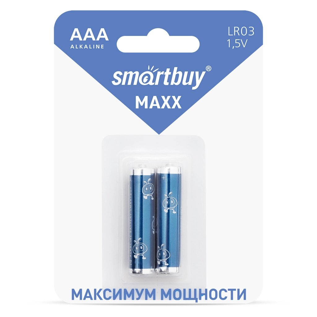 Элемент питания Smartbuy MAXX LR03/2B (24/240) (SBBM-3A02B) от компании Медиамир - фото 1