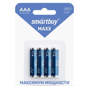 Элемент питания smartbuy MAXX LR03/4B (48/480) (SBBM-3A04B)