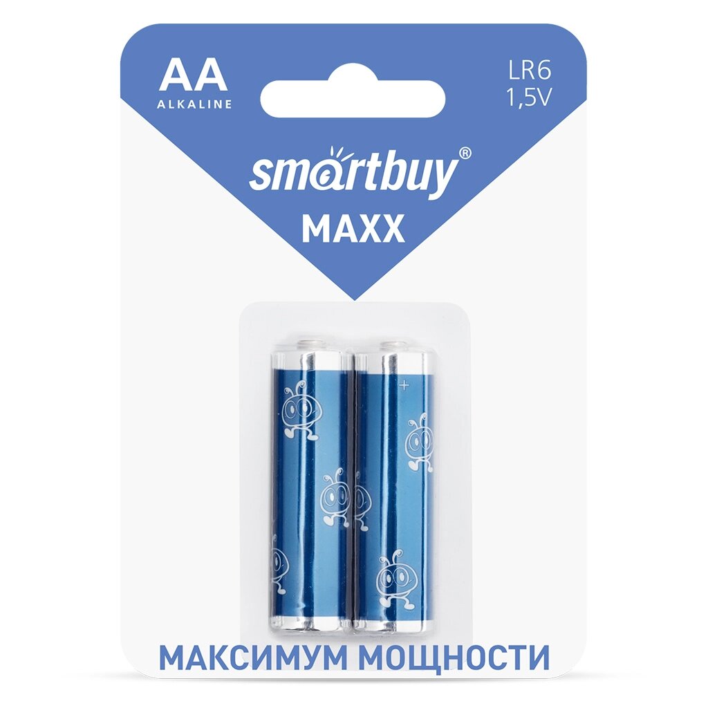 Элемент питания Smartbuy MAXX LR6/2B (24/240) (SBBM-2A02B) от компании Медиамир - фото 1