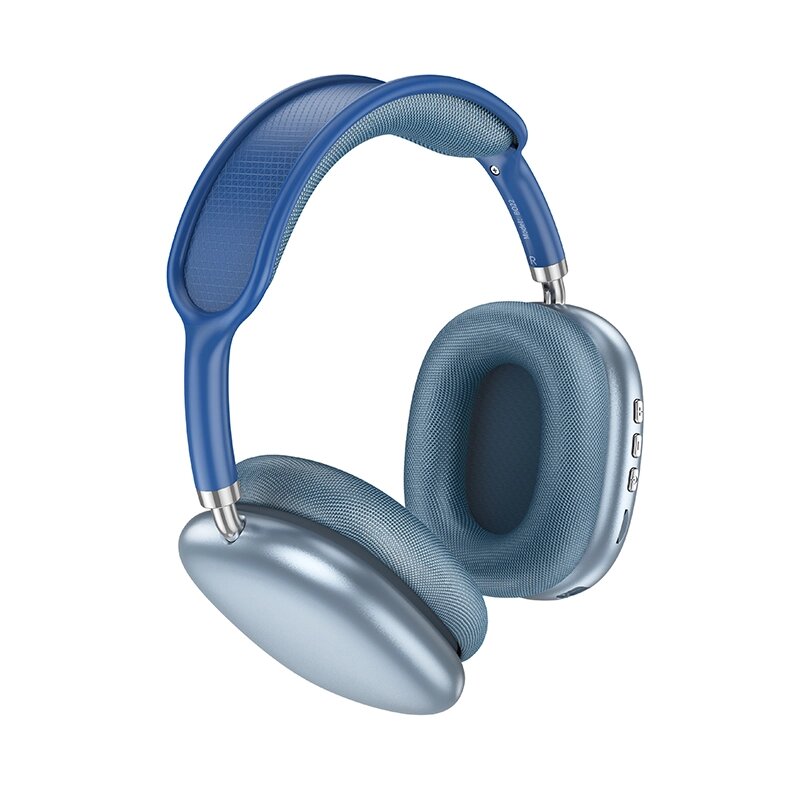 Гарнитура Bluetooth полноразмерная BOROFONE BO22 Elegant 400mah MP3 Blue от компании Медиамир - фото 1