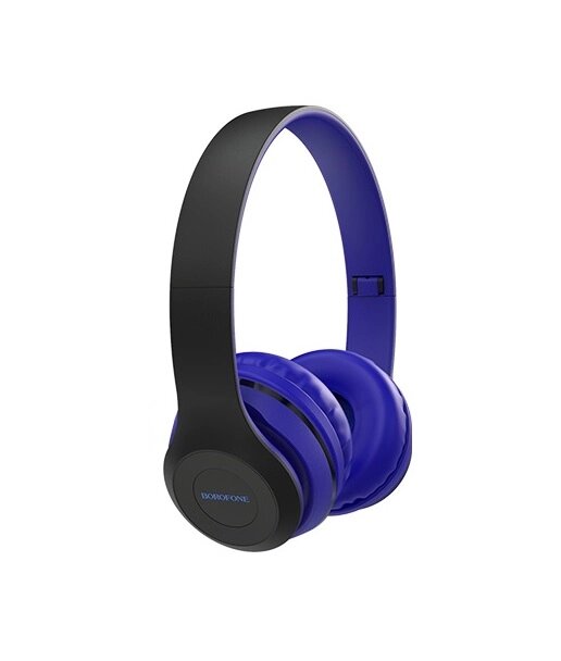 Гарнитура Bluetooth полноразмерная BOROFONE BO4 Charming rhyme 200mah MP3 Blue от компании Медиамир - фото 1