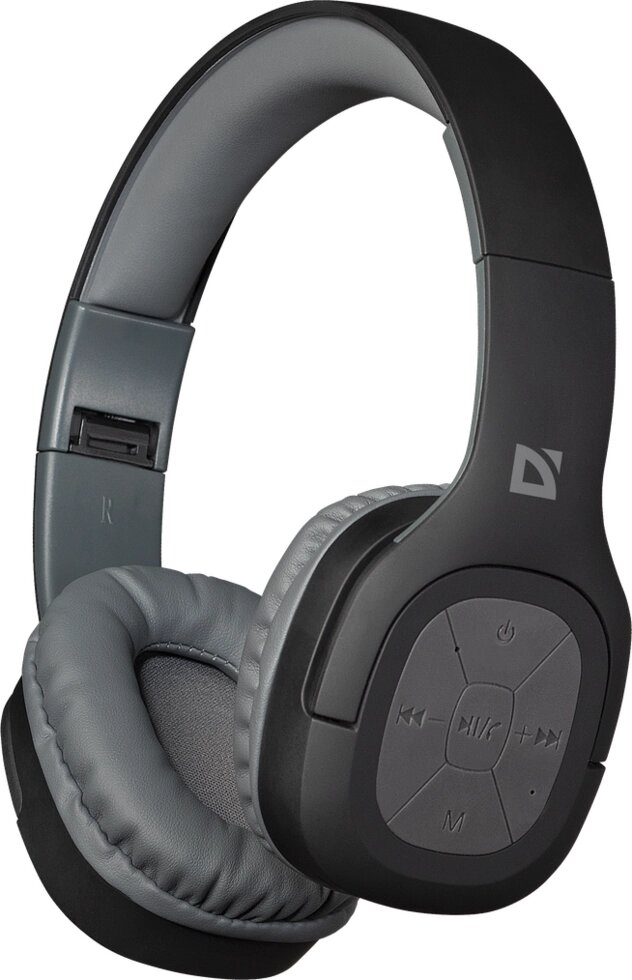 Гарнитура Bluetooth полноразмерная Defender FreeMotion B565 MP3, FM, складные, серый (63565) от компании Медиамир - фото 1