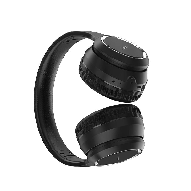 Гарнитура Bluetooth полноразмерная HOCO W28 Journey  250mah, складные  (до 10 часов работы) Black от компании Медиамир - фото 1
