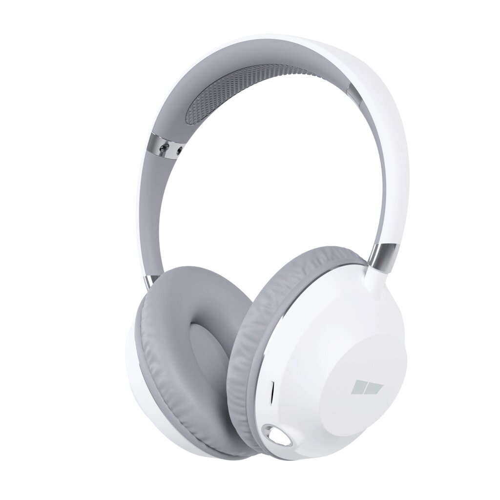 Гарнитура Bluetooth полноразмерная More Choice HW34S Smart 5.1 400mAh с фонариком White Grey от компании Медиамир - фото 1
