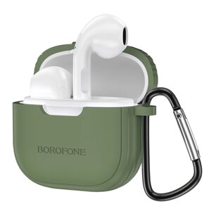 Гарнитура Bluetooth TWS Borofone BW29 Charm 200 мАч вкладиши Forest Green