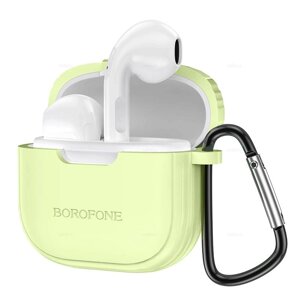Гарнитура Bluetooth TWS Borofone BW29 Charm 200 мАч вкладиши Lemon Green