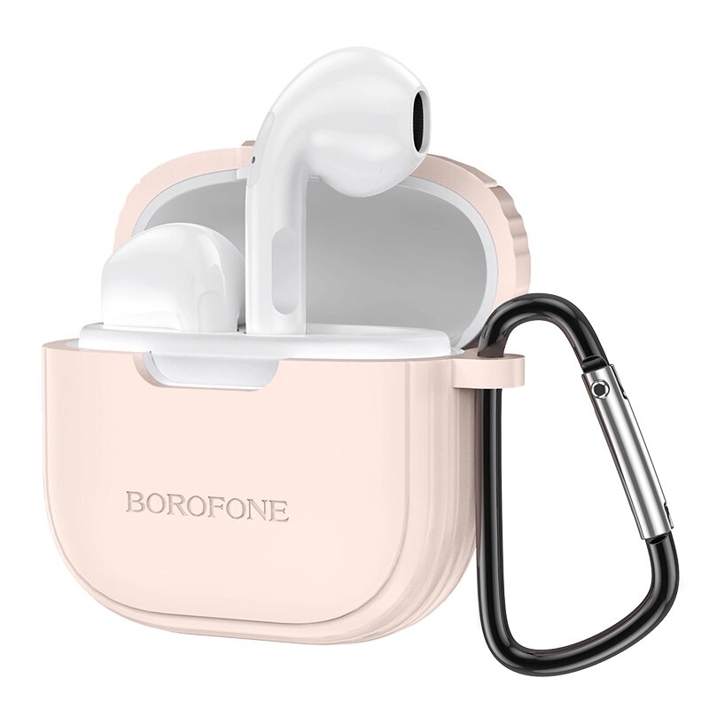 Гарнитура Bluetooth TWS Borofone BW29 Charm 200 мАч вкладиши  Pink Sugar от компании Медиамир - фото 1