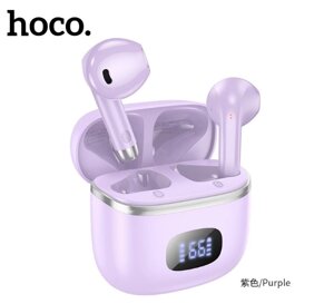 Гарнитура Bluetooth TWS HOCO EQ1 Music guide 400 мАч LED диспл. до 7 часов Purple