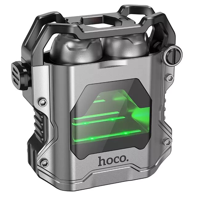 Гарнитура Bluetooth TWS HOCO EW33 Игровой дизайн, подсветка Space Gray от компании Медиамир - фото 1