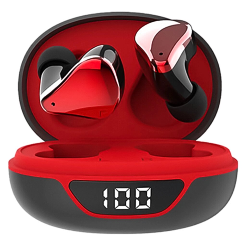 Гарнитура Bluetooth TWS мобильная SmartBuy  Boa, чёрная/красная   (SBH-3046)/100 от компании Медиамир - фото 1