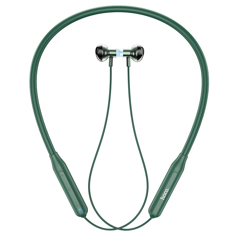 Гарнитура Bluetooth внутриканальная HOCO ES58 Sound tide 200 мАч (Dark Green) от компании Медиамир - фото 1