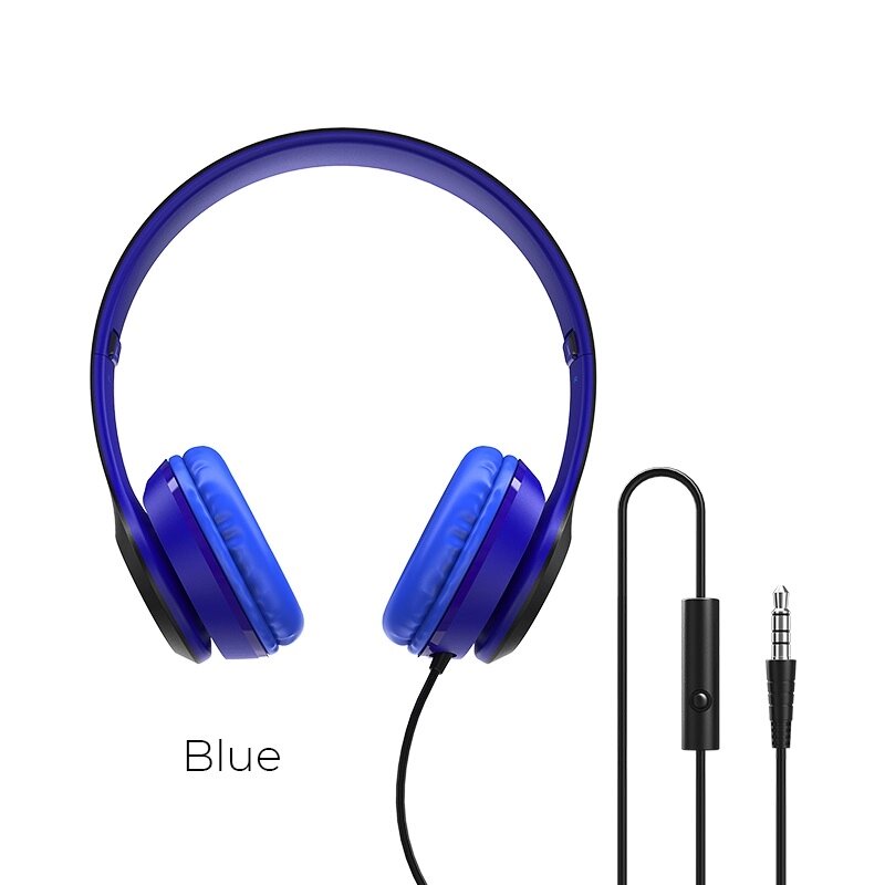 Гарнитура полноразмерная BOROFONE BO5 Star sound (Blue) от компании Медиамир - фото 1