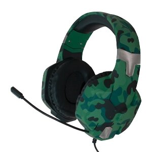 Гарнитура полноразмерная для ПК Игровая RITMIX RH-566M Gaming Khaki ,  кабель 1.8 м от компании Медиамир - фото 1