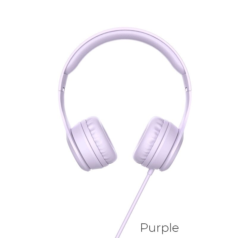 Гарнитура полноразмерная HOCO W21 Graceful charm Purple от компании Медиамир - фото 1