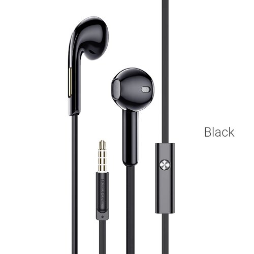 Borofone BM55 Sonido universal earphones with microphone black Borofone BM55 Sonido universal earphones with microphone black 819005617 161