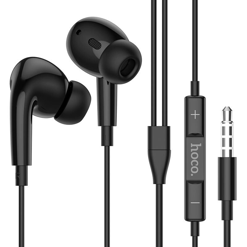Гарнитура внутриканальная HOCO M1 Pro Original Jack 3.5 Black мсп от компании Медиамир - фото 1