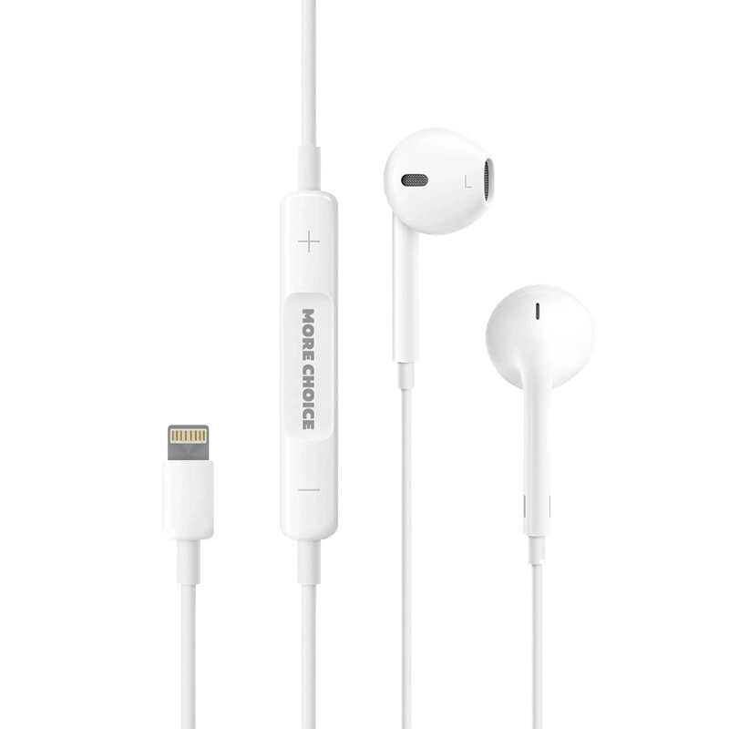 Гарнитура внутриканальная More Choice G13i Lighting 1.2м + кольцо ...