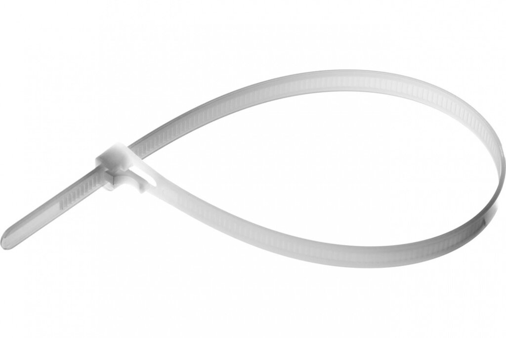 Хомут нейлоновый Smartbuy, 2,5х150, белый (SBE-CT-25-150-w)/100 от компании Медиамир - фото 1