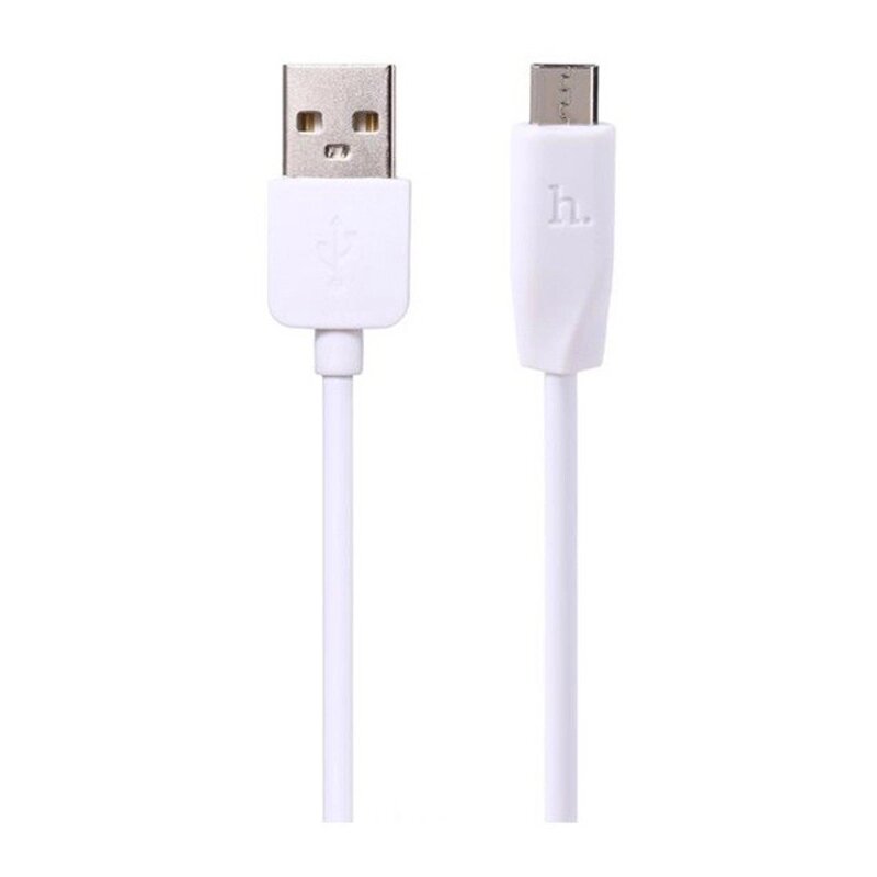 Кабель HOCO MicroUSB X1 Rapid 2.1А, 1 м, белый от компании Медиамир - фото 1