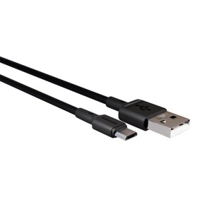 Кабель More choice USB - MicroUSB K14m 2.0A TPE 1м + держатель для кабеля (Black)
