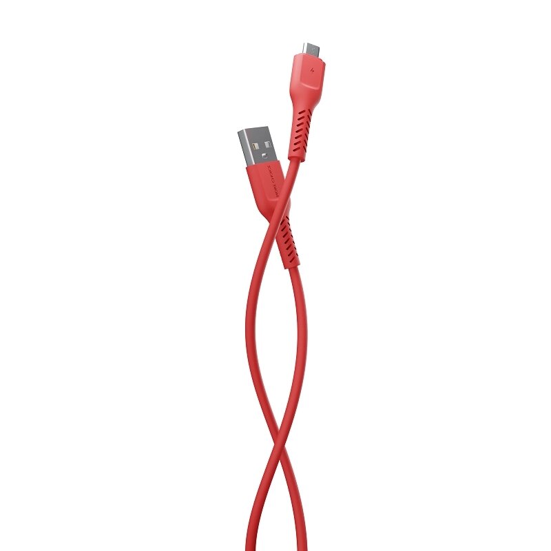 Кабель More choice USB - MicroUSB K16m 2.0A TPE 1м + держатель для кабеля (Red) от компании Медиамир - фото 1