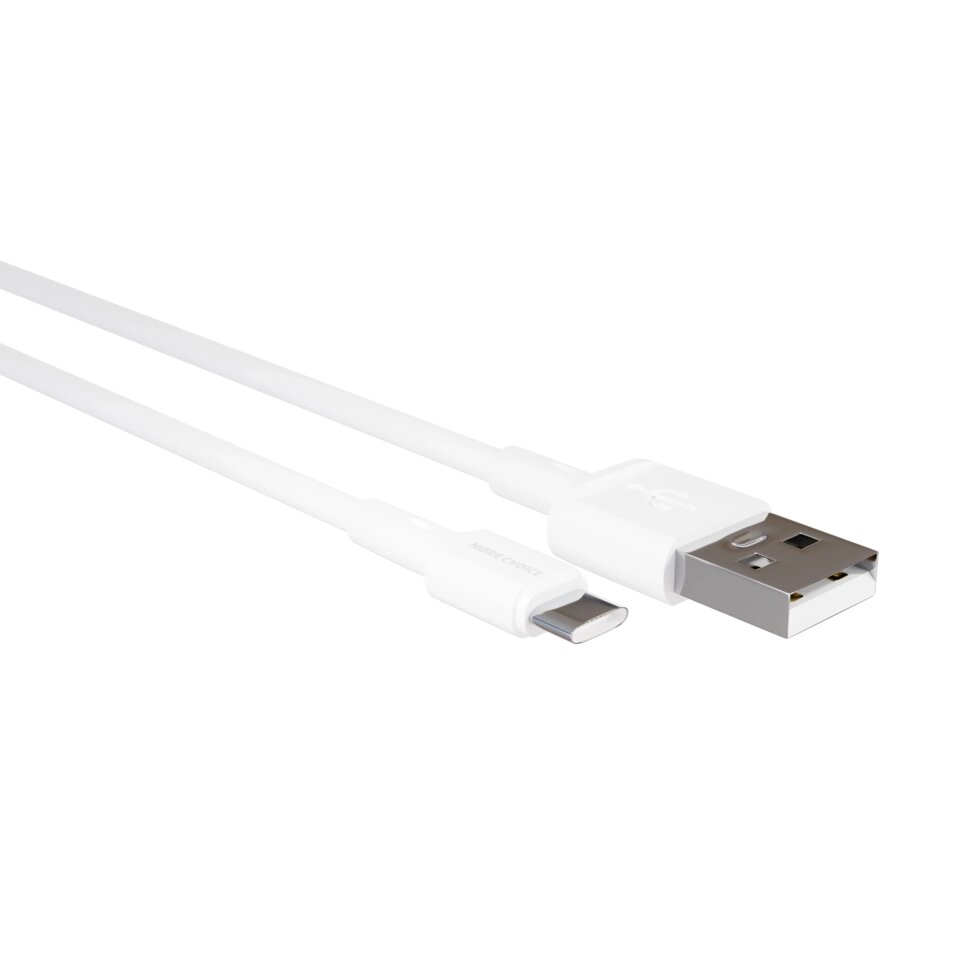 Кабель More choice USB - Type-C K14a 2.0A TPE 1м + держатель для кабеля (White) от компании Медиамир - фото 1