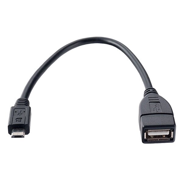 Кабель PERFEO USB2.0 A розетка - Micro USB вилка (OTG), 0.2 мeters (U4202) от компании Медиамир - фото 1