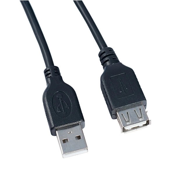 Кабель PERFEO USB2.0 A вилка - USB A розетка, 1.0 мeters (U4502) от компании Медиамир - фото 1