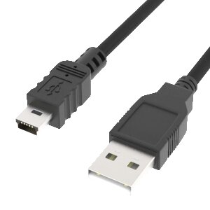 Кабель RITMIX RCC-100 Black USB2.0 A вилка - MiniUSB вилка , длина 1,0 м, пакет от компании Медиамир - фото 1