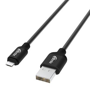 Кабель RITMIX RCC-411 Black MicroUSB, Нейлоновая оплётка, 1 м,  коробка от компании Медиамир - фото 1