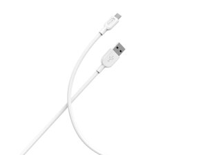 Кабель Smartbuy S01 MicroUSB 2.4 А, 1 м, белый (iK-12-S01w)