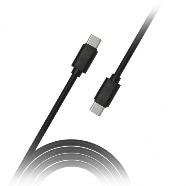 Кабель Smartbuy USB 2.0 Type-C to Type-C, fast charging, черный, 1м (iK-3112fc black)/60 ##от компании## Медиамир - ##фото## 1