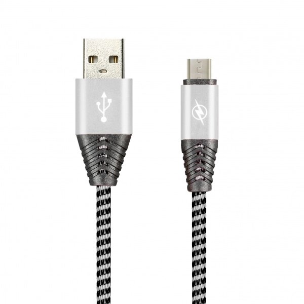 Кабель Smartbuy USB 2.0 - USB Type C HEDGEHOG 2 А, 1 м (iK-3112HH gray) от компании Медиамир - фото 1
