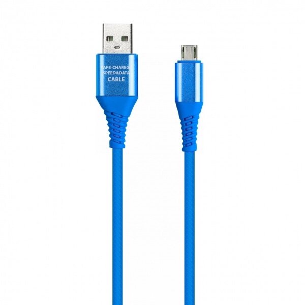 Кабель Smartbuy USB 2.0 - USB TYPE C,  в рез. оплет. Gear,1м. мет. након., от компании Медиамир - фото 1