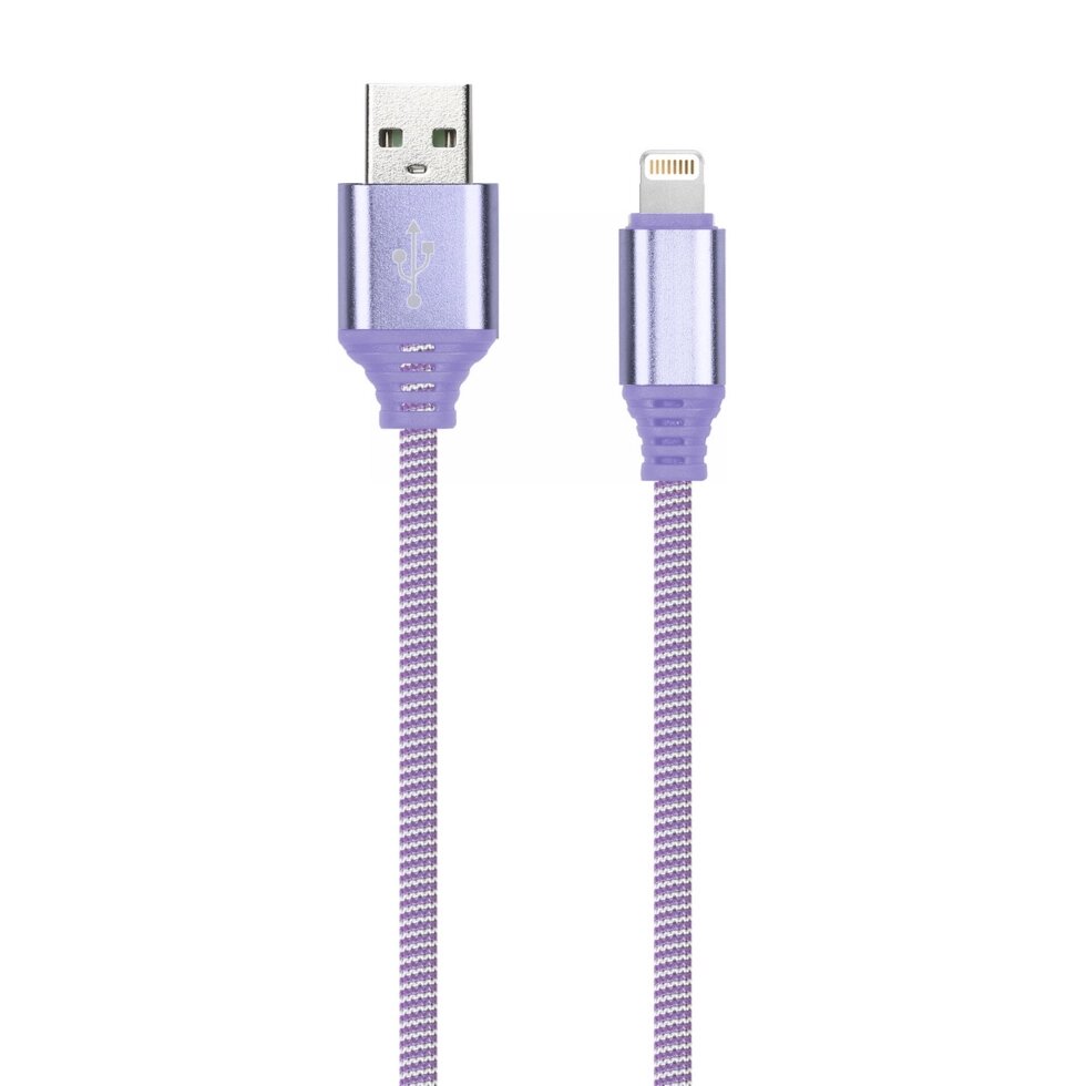 Кабель Smartbuy USB - 8-pin для Apple, нейлон. оплетка Socks,1м., ##от компании## Медиамир - ##фото## 1