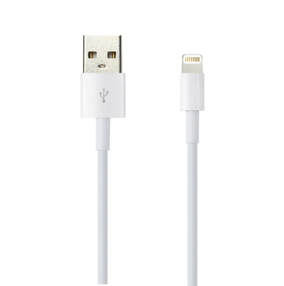Кабель Smartbuy USB - 8-pin для Apple, PLAIN COLOR, 1м, белый, в коробке (iK-512cbox white) ##от компании## Медиамир - ##фото## 1