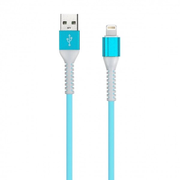 Кабель Smartbuy USB - 8-pin для Apple, TPE оплетка Flow 3D,1м., мет. након., от компании Медиамир - фото 1