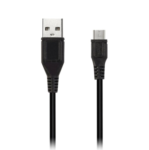 Кабель Smartbuy USB - micro USB, цветные, длина 1,2 м, черный (iK-12c black)/250 от компании Медиамир - фото 1